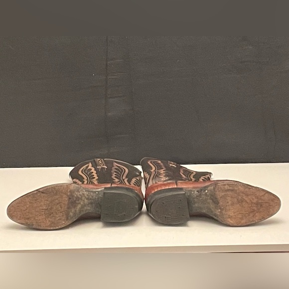 Tony Lama, Brown, Leather and Reptile Western Boots Black Label Size 9E 8563 - Picture 15 of 16